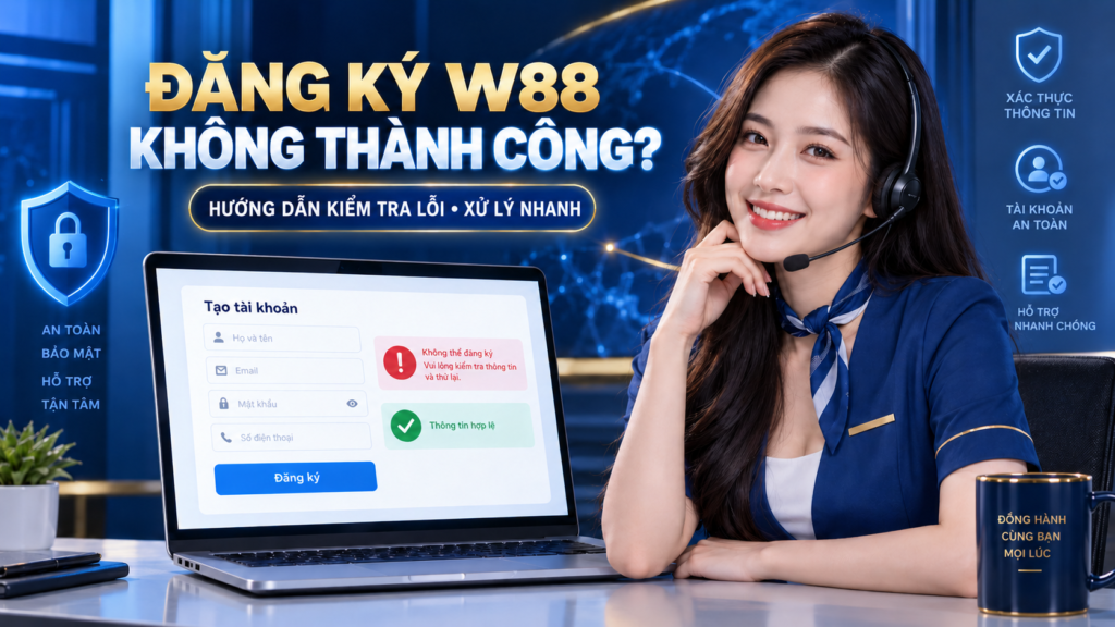 Vì Sao Đăng Ký W88 Không Thành Công? W88 VT Hướng Dẫn Cách Khắc Phục 1 image 60
